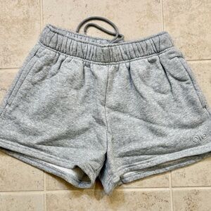 ALO Yoga Heather Gray Athletic Shorts